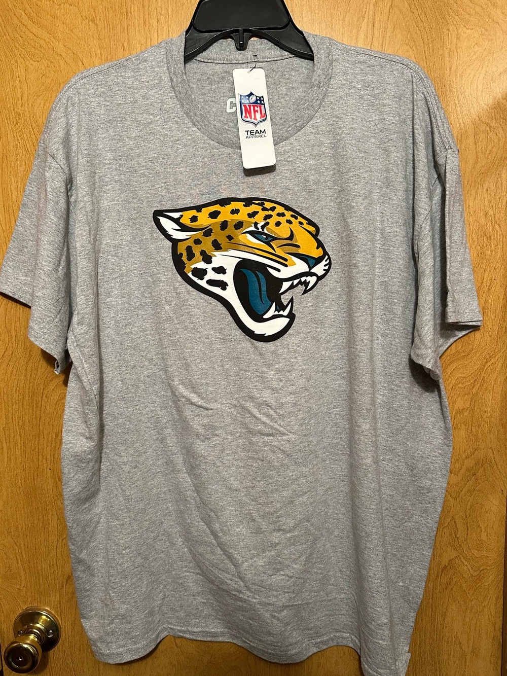 NWT CSA brand NFL Jacksonville Jaguars Gray crew size large